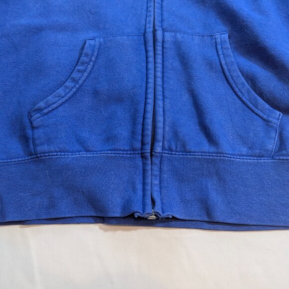 Majestic "Always October" Kansas City Royals Zippered Hoodie Size S Royal Blue - Picture 3 of 12